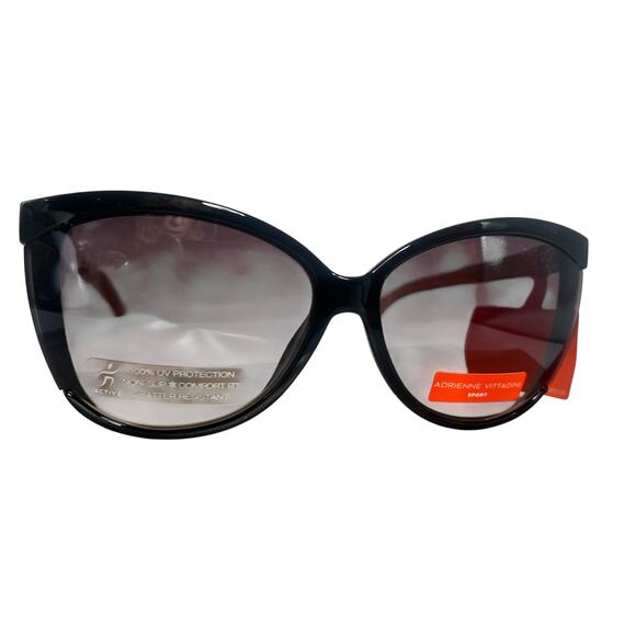 Adrienne Vittadini Cateye Sunglasses in Black - Picture 4 of 6